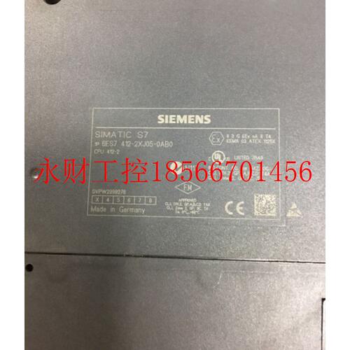 议价原装正品6ES7412-2XJ05-0AB0 ,6ES7 412-2XJ05-0AB0成色漂￥