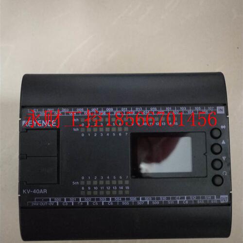 议价KV-40AR基恩士24入16出继电器型可视PLC8成新质保半年￥