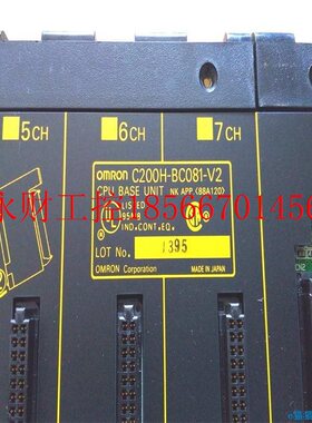 议价工自动设备COMRON欧姆龙 PL底座KHM C00H-BC081-V2 二控手 ￥