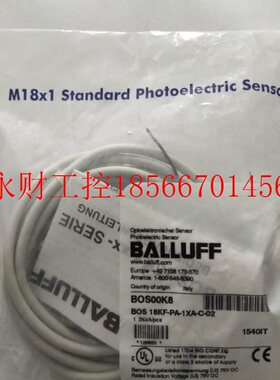 议价全新原装巴鲁夫 BOS00K8 BOS 18KF-PA-1XA-C-02￥