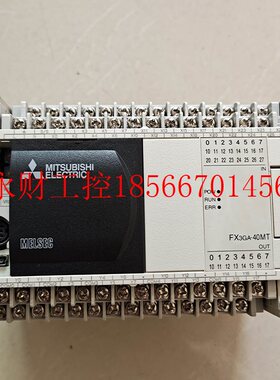 议价FX3GA-40MT-CM三菱FX系列40点晶体管输出型PLC 9成新质保半￥