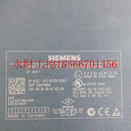议价6GK7 443-1EX30-0XE0原装正品几乎全新6GK7443-1EX30-0XE0 ￥