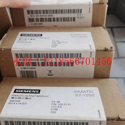 议价西门子S7-1200PLC模拟量模块SM1232 6ES7 232-4HD32-0XB0 6￥