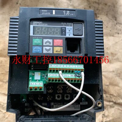 议价欧姆龙变频器3G3MX2-A4015-E,少盖子,功能好￥