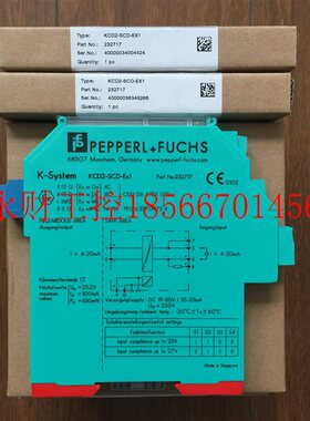 议价KFD2-SR2-EX2.W倍加福P+F安全栅KFA6-SR2-EX1.W KFA5-SR2-E￥