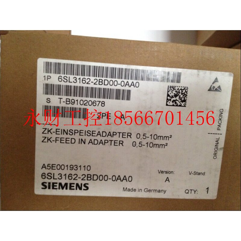 议价6SL3162-2MA00-0AA0 6SL3 162 西门子 全新原装￥