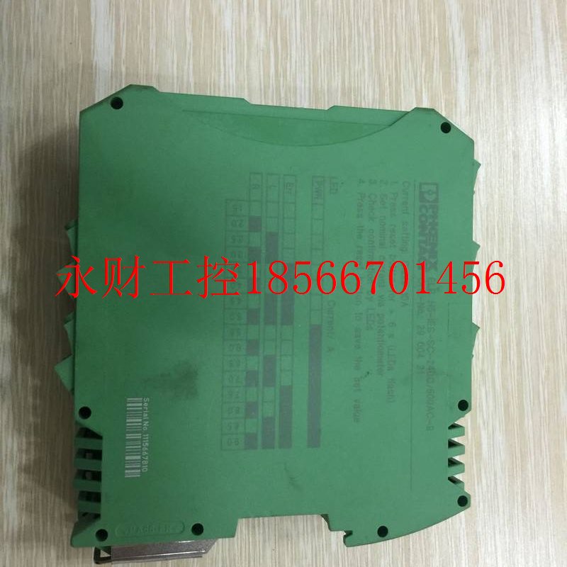 议价拆机菲尼克斯安全栅ELR H5-IES-SC-24DC/500AC-9成色好价格￥