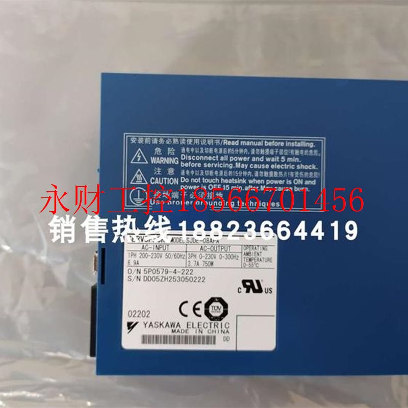 议价YASKWA安川伺服  SJDE-08APA-OY  ￥