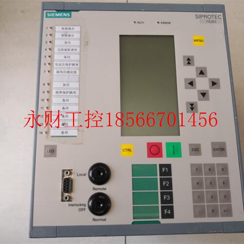 议价西门子SIEMENS 7SJ63 7SJ6315-5EB22-3FE0/EE￥