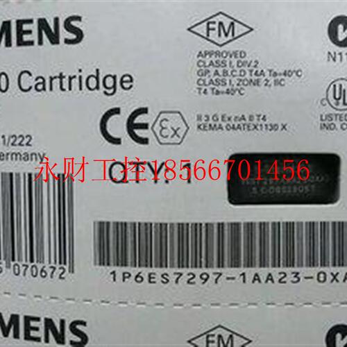 议价6ES7 297-1AA23-0XA0全新CPU22x日期电池盒6ES7297-1AA23-0￥