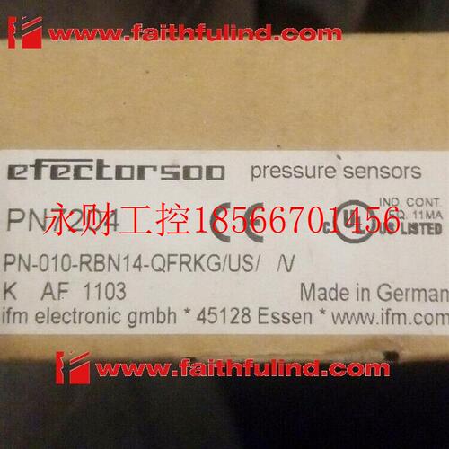 议价IFM PN7204 易福门压力传感器 PN-010-RBN14-QFRKG/US/ /V￥