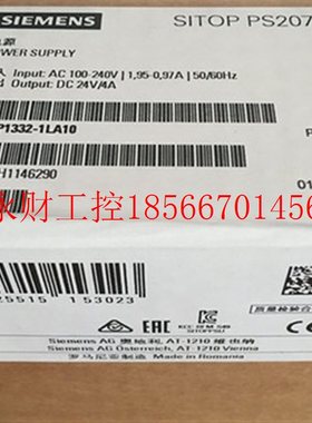 议价原装6EP1332-1LA10西门子SITOP PS207 24 V4 A调节型电源输￥