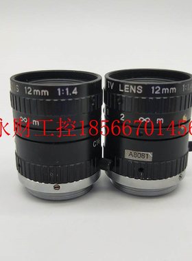议价日本进口 日本进口TV LENS 12mm 1:1.4工业C口镜头 实拍￥