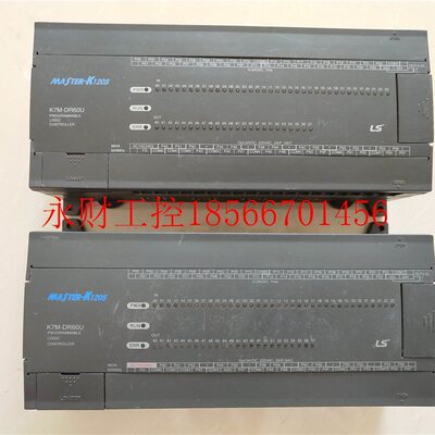 议价K7M-DR60U(N) LS MasterK120s系列60点PLC8成新质保半年￥