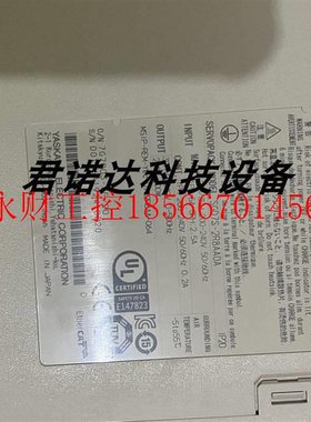 议价D7S-2RG8AA0A原装安川SGD7S-2R伺服驱全动器新质保一S年现￥