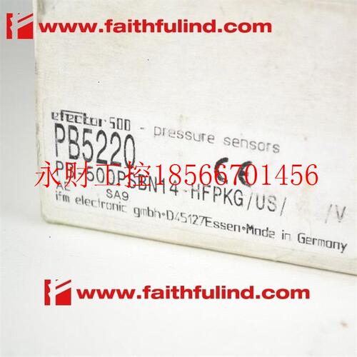 议价Ifm PB5220 易福门压力传感器 PB-500PSBN14-HFPKG/US/ /V￥