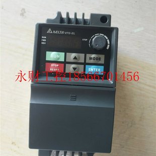议价拆机装 380V三相供电VFD007￥ 柜充新台达EL系列变频器0.75KW
