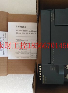 议价CPU224西门子6ES7 214-1AD23-0XB8全新包装6ES7214-2BD23-0￥