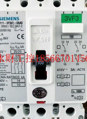 议价西门子 3VF3111-0FS41-0AA0 3P 100A￥