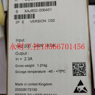 议价6SL3210 1UA0西门子S120变频器功率模块PM340输入380￥ 1SE13