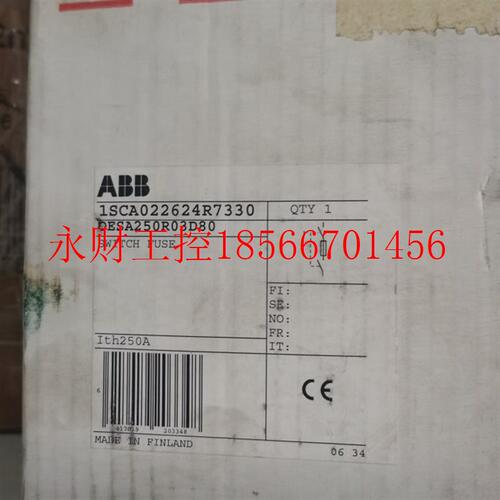 议价ABB SWITCH PUSE 1SCA02262R7330 OESA250R03D80 250A￥