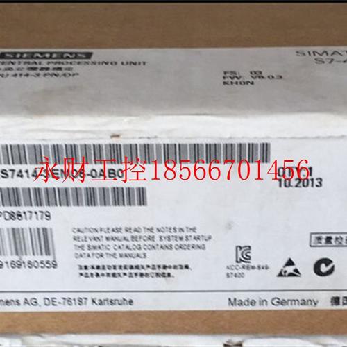 议价原装6ES7414-3EM06-0AB0 西门子CPU414-3PN/DP 6ES74143EM0￥