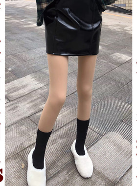 光腿肉色神器加绒加厚打底裤