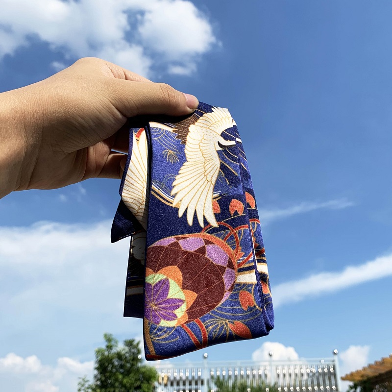 中国风丝带脖子薄款装饰小领巾