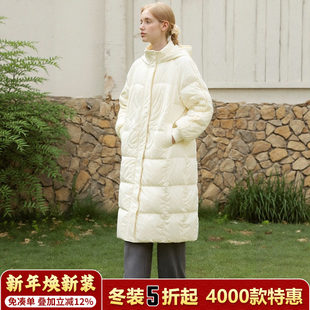 韩版 90白鸭绒 连帽防风保暖羽绒服品牌撤柜25冬休闲外套 新Z