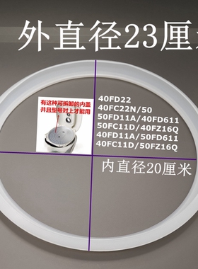 苏泊尔电饭煲配件CFXB40FD19-75 FC8035 40FC8153 50FC195密封圈