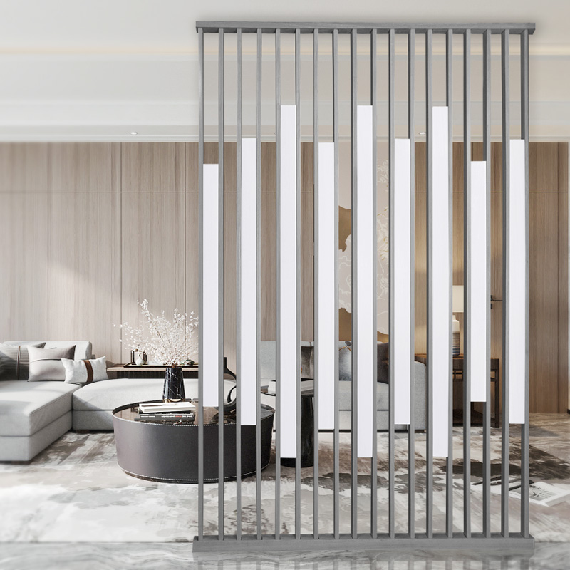 澄轩现代简约屏风客厅免打孔进门
