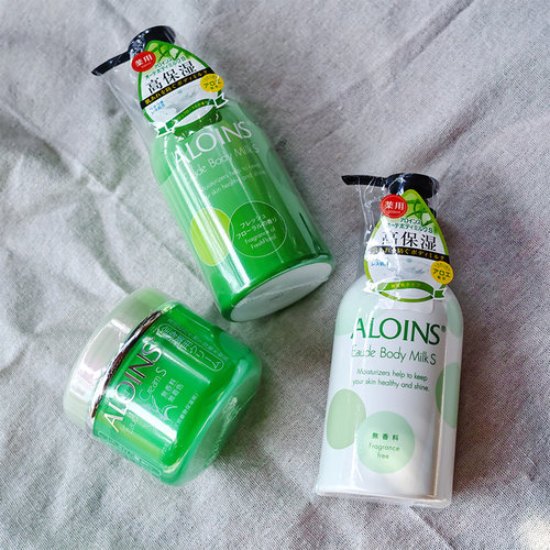 日本 aloins 阿芦 芦荟身体乳液 润肤露 保湿霜 秋冬全身持久滋润