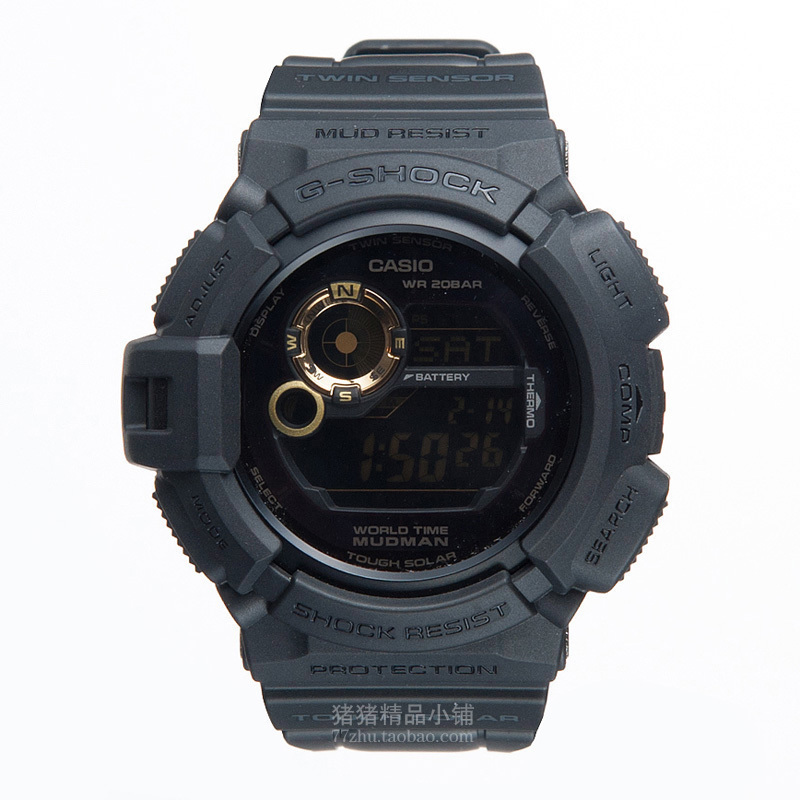 CASIOÊÖ±í ¿¨Î÷Å· G-SHOCKÌ«ÑôÄܺڽðÄàÈËÄÐÊÖ±í G-9300GB-1