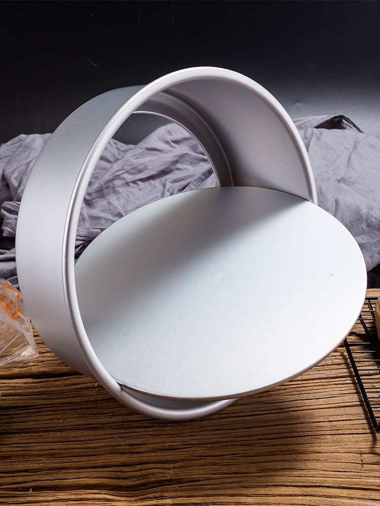 戚风蛋糕模具4寸6/8六八寸慕斯中空活底阳极蒸烤烘焙工具套装家用