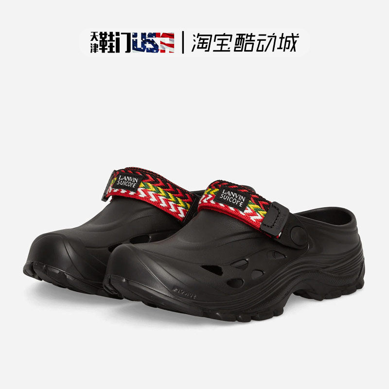 SUICOKE MOK x Lanvin浪凡联名男女包头厚底洞洞鞋时尚凉拖