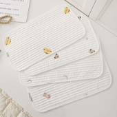 新生儿云片枕 1岁绗缝枕头纯棉 薄枕巾宝宝防吐奶平枕低枕婴儿0