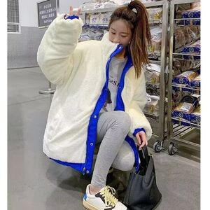 1506/M2121/P72港新款大码潮流冬装面包服潮流上衣外套1图片
