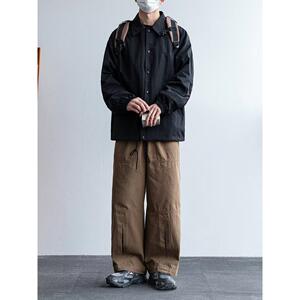 1506-1/CA1431/P62日系休闲复古长袖衬衫男图片