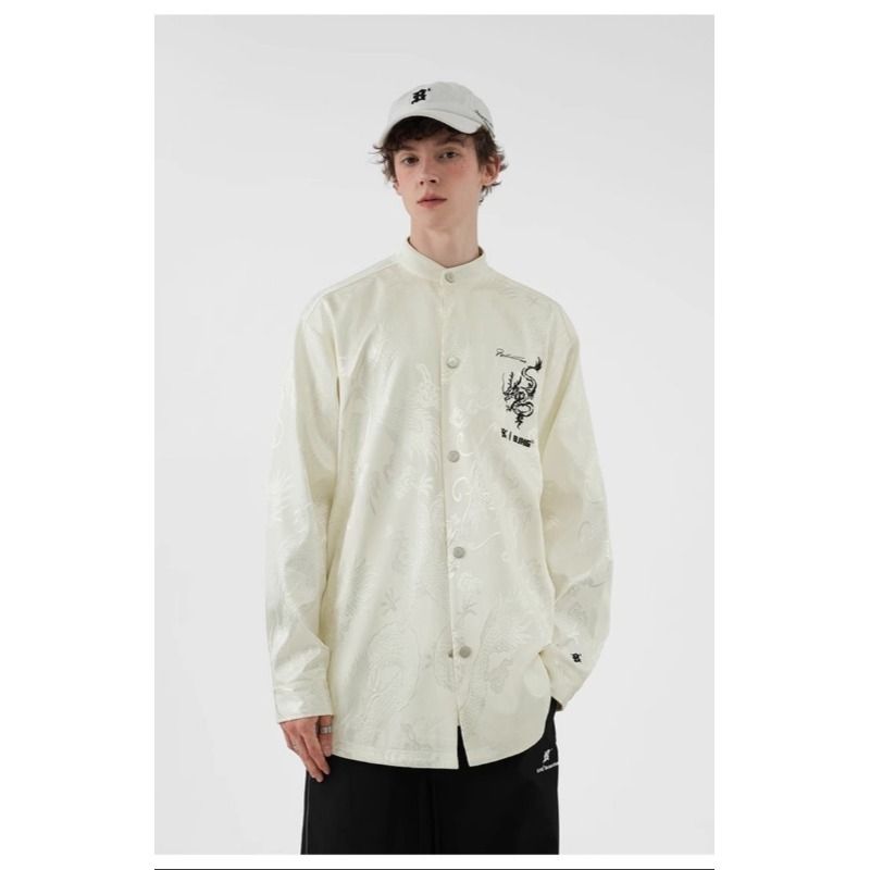 1506-1/J22531/P52设计单排扣宽松百搭新中式夹克情侣外套,男装夹克,星座1506-1