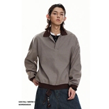 1506-1/WW331/P50慵懒高级感翻领复古t恤痞帅，男装Polo衫，星座1506-1