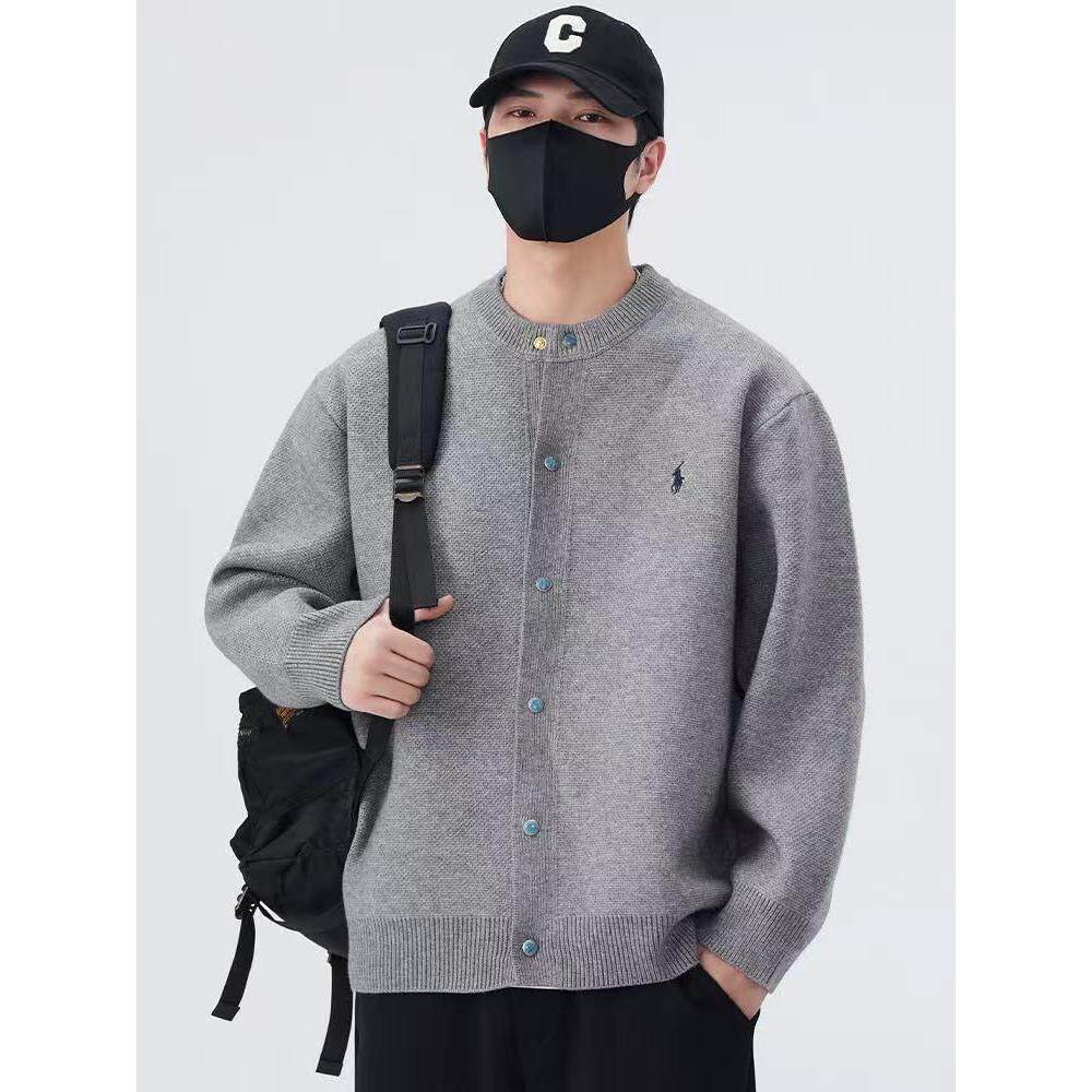 1506-1/M50161/P74新款简约针织开衫夹克男春装上衣潮图片
