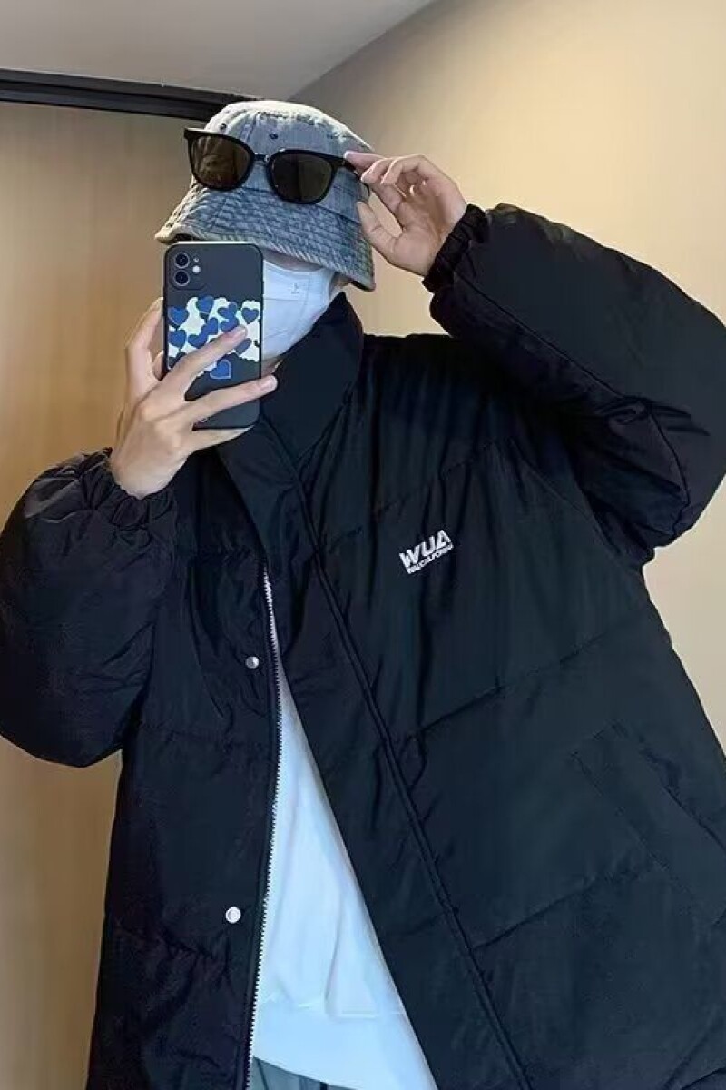 1506/M2121/P72冬季加绒加厚面包服新款潮流日系简约棉衣外套1,男装棉衣,星座1506-1
