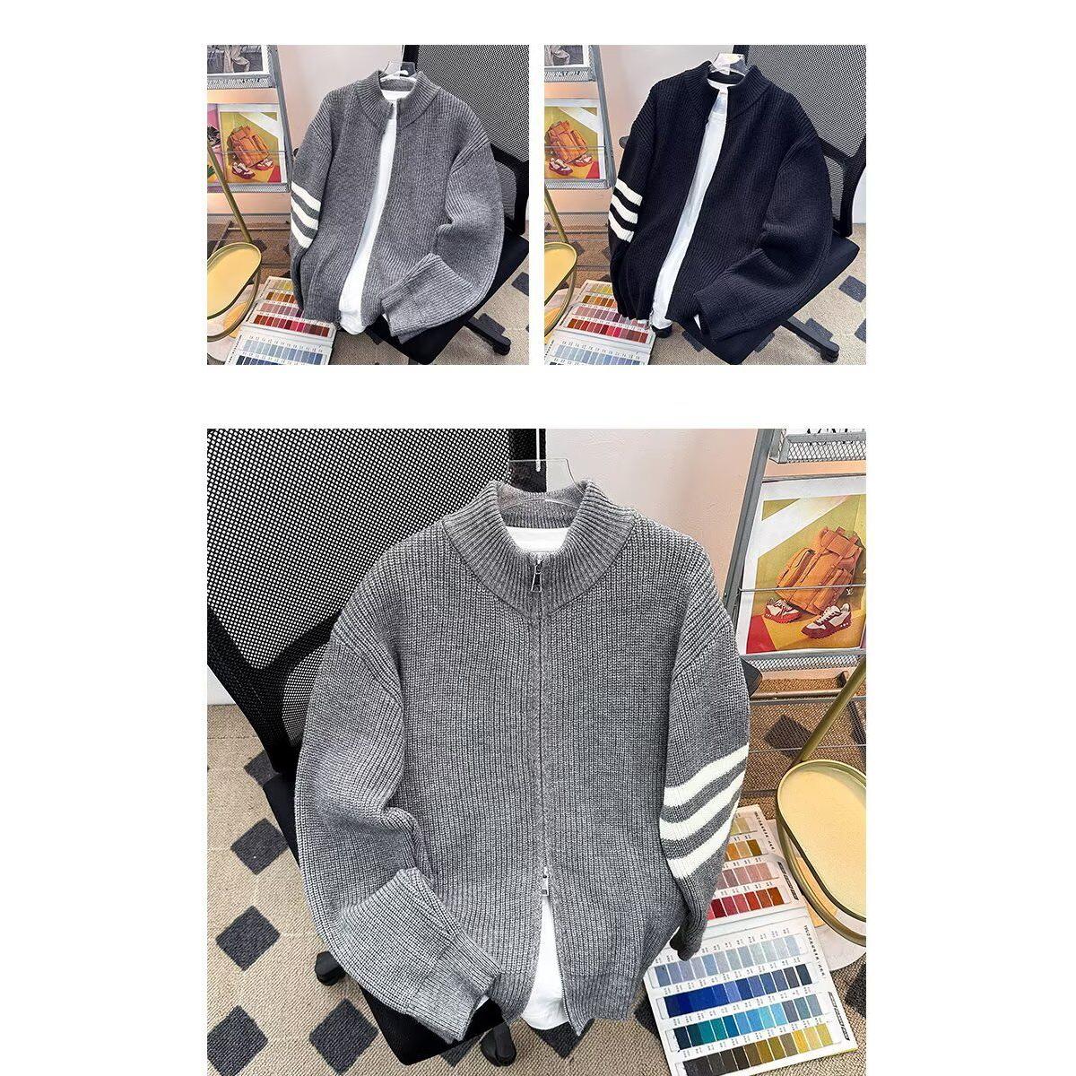 1506/MBX0661/P58秋冬新款开衫毛衣美式复古休闲慵懒风V领针织衫1,男装针织衫/毛衣,星座1506-1