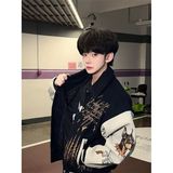 1506/JY66381/P64高街潮牌港风原宿风韩版潮流宽松夹克1，男装夹克，星座1506-1