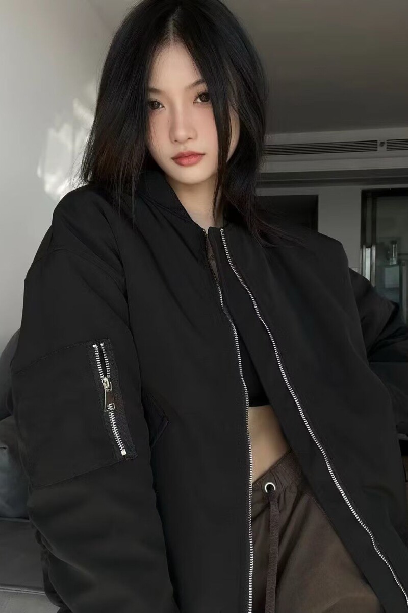 1506-1/X77161/P47黑色垂坠感微喇西裤男高级感美式,男装西裤,星座1506-1