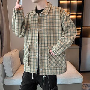 1506-1/JK5181/P78小香风夹克男春季新款宽松潮流潮牌图片