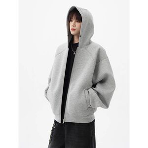 1506-1/WY1371/P60美式复古解构连帽夹克男秋图片
