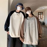 1506-1/K11001/P42新款美式复古撞色拼接插肩卫衣男，男装卫衣，星座1506-1