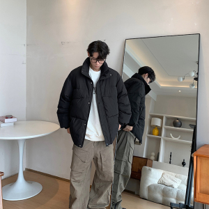 1506-1/MY2/P85男士美式复古加厚立领情侣冬季宽松保暖棉衣外套2图片