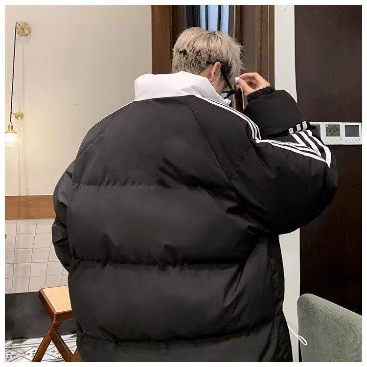 1506-1/M880301/P62撞色条纹立领棉服男,男装棉衣,星座1506-1